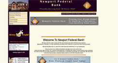 Desktop Screenshot of newportfederalbank.com